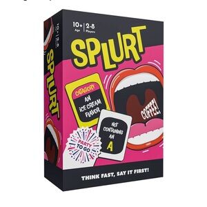 Splurt! Party to Go Game - Think Fast, Say It First -Gamewright